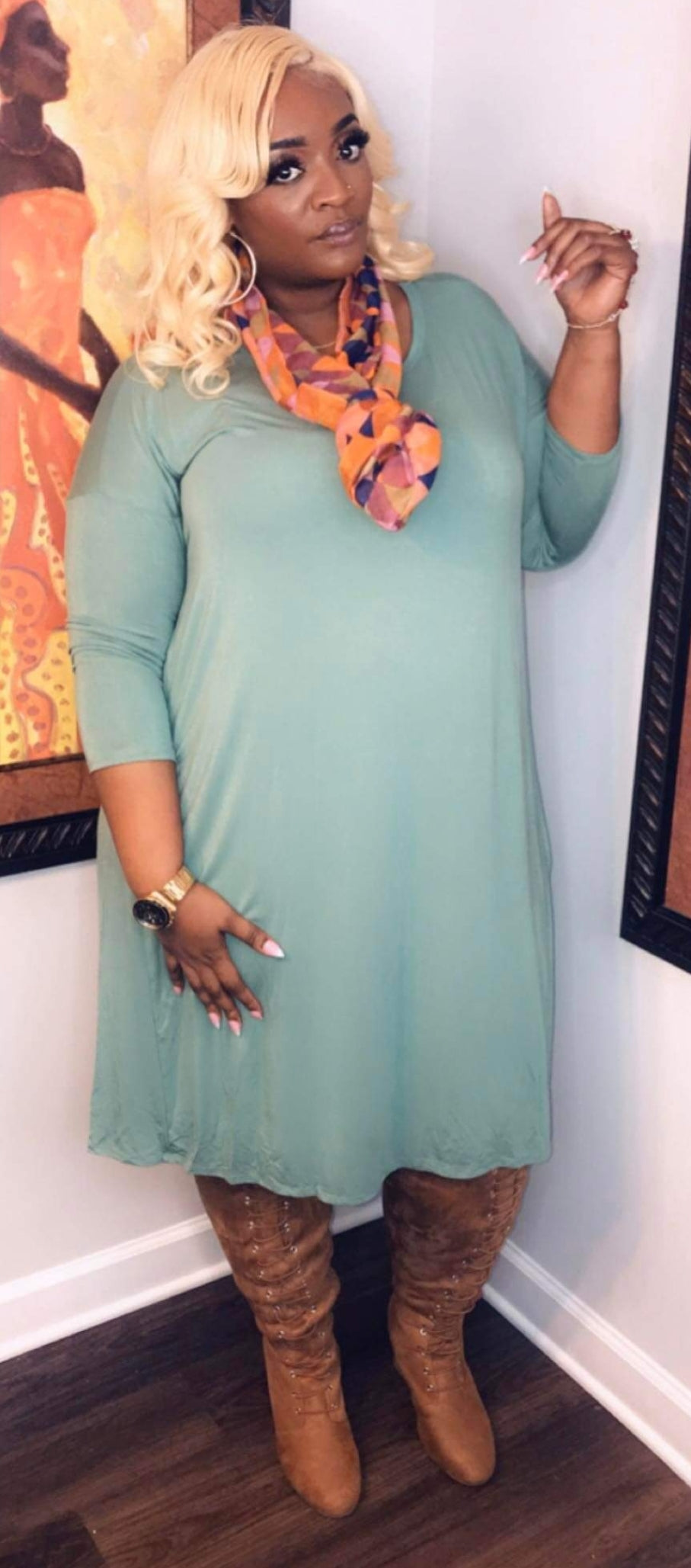 Everyday Mix" Dress Kyndrea's Kurves Everyday Mix" Dress Kyndrea's Kurves